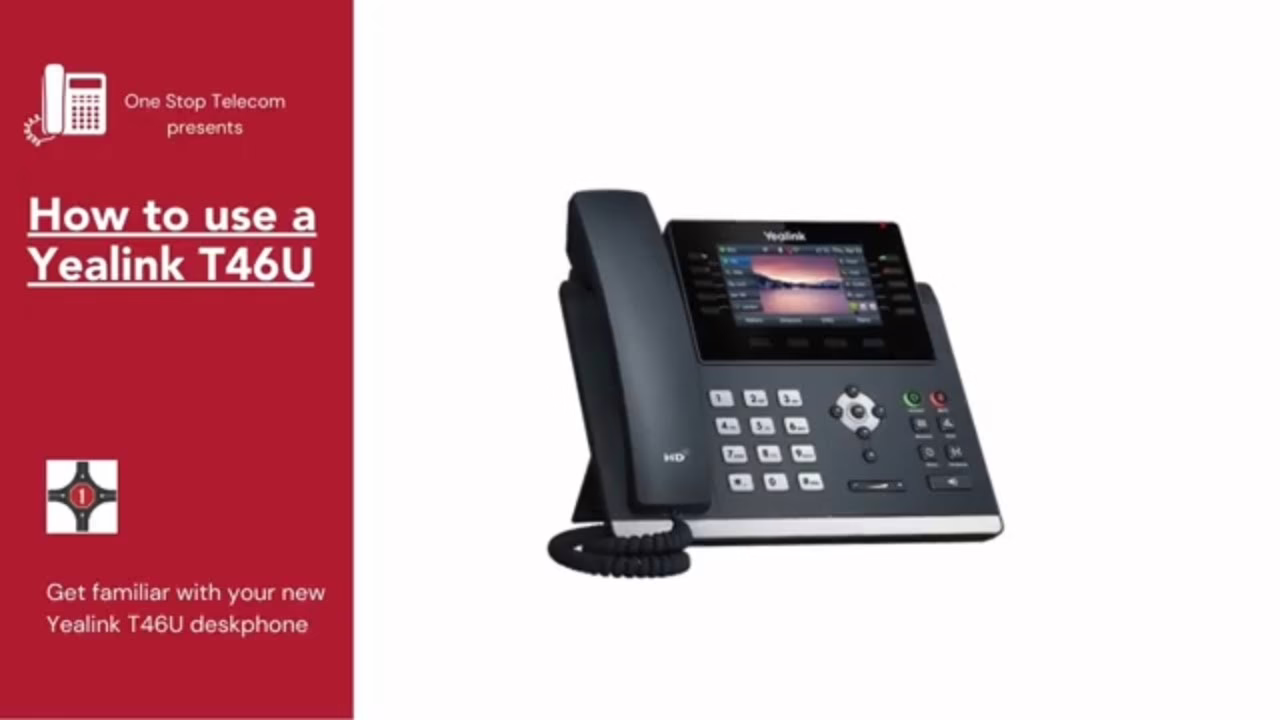 How to use a Yealink T46U